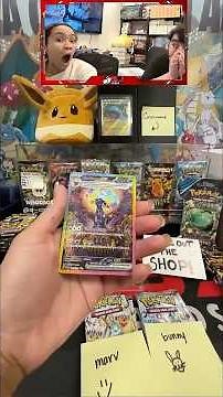 We Opened a Pack Of Prismstic Evolutions On Our Stream. Did we hit big? #pokemon #pokemoncards #tcg