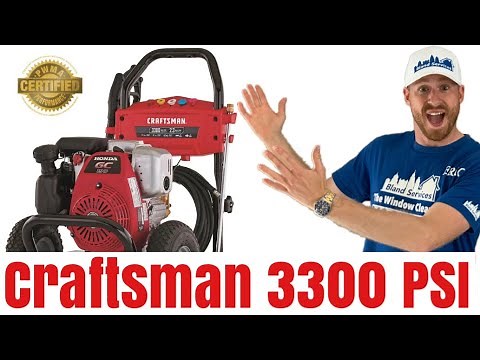 Craftsman 3300 psi power washer Out of the box review