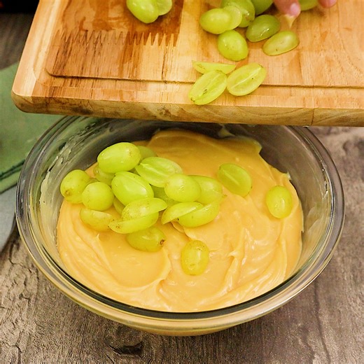 7K views · 22 reactions | The grape dessert recipe everyone is talking about! So simple and delicious! | Tastes of the World | Facebook