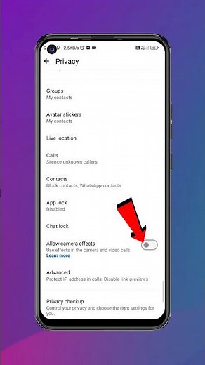 Use Beauty Filters In Whatsapp Video Call || How to Enable WhatsApp video call Camera Effect #shorts