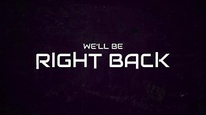 Well Be Right Back Animation, Cinematic Stream Overlay for Opening Live Streaming