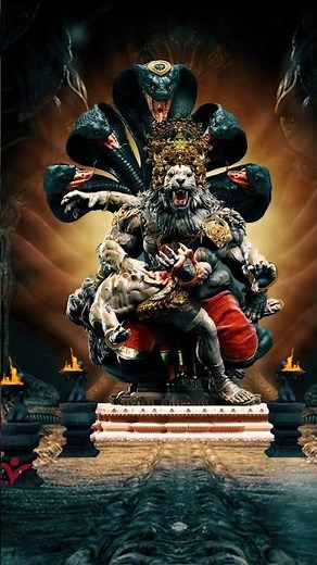 Remove All Evil & Enemies 🦁 भगवान नृसिंह गायत्री मंत्र #PowerfulMantra