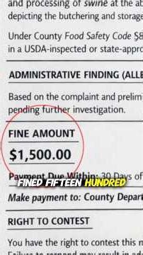 Farmer Fined $1,500 for Processing His Own Pork — Judge Responds 😱