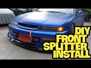 Universal Front Splitter Installation - easy guide