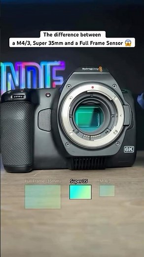 Does Sensor Size REALLY Matter? MFT vs S35 vs Full Frame