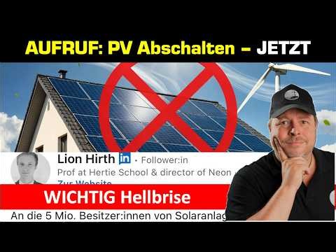 Warning to PV owners! Switch off now! - Hellbrise -500 €/MWh maximum value