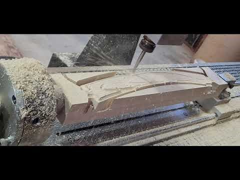 4th Axis Handrail Carving.