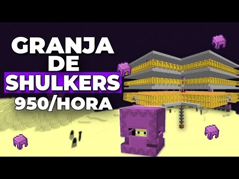 ¡ LA MEJOR GRANJA DE SHULKERS (+950 /hora) ! | Minecraft Java 1.21