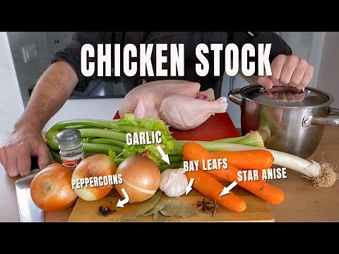 How to make Chicken Stock Like a Pro Chef!
