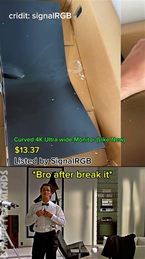 $13 Curved 4K Monitor… But It’s SNAPPED