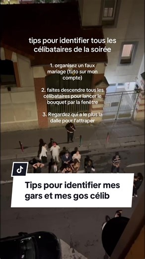 Identifier les célibataires lors d'un faux mariage