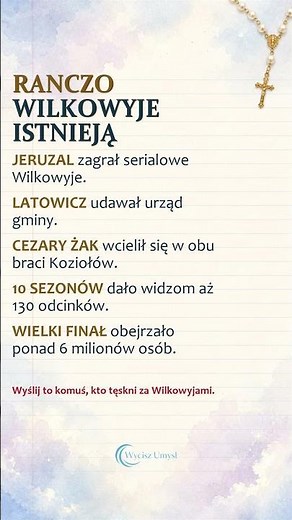 Wilkowyje istnieją naprawdę. Ciekawostki z planu serialu Ranczo, które warto znać