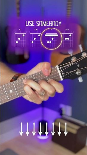 use somebody (kings of leon) guitar tutorial