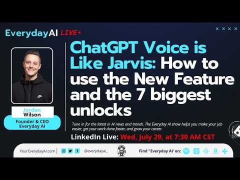 ChatGPT Voice is Like Jarvis: How to use the New Feature and the 7 biggest unlocks