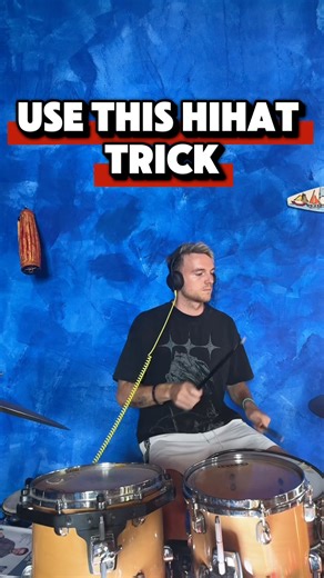 Level Up Your Hi-Hat Groove: One Easy Trick Every Drummer Should Know #shorts