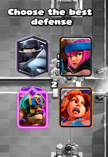 Choosing the Best Defense in Clash Royale