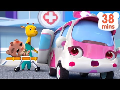 Brave Ambulance Song +More Monster Trucks | Car Cartoon | Kids Songs | BabyBus