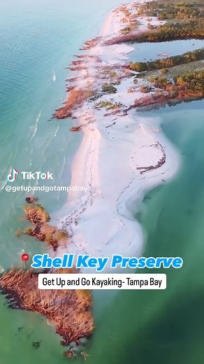 Planning a Spring Break trip to Tampa/St. Pete?! If so, don’t forget to check out Shell Key Preserve! Just minutes away from the hustle and bustle, you’ll find yourself immersed in a secluded nature preserve accessible only by boat! #floridawinters #florida #shellkey #thingstodointampabay #thingstodostpete #visitflorida #clearkayaking #adventureflorida #getupandgokayaking #adventure #escapewithus #tropicalvacations #springbreak