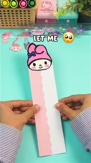 I made DIY MY MELODY Scale🙀💗 My Melody Stationery #mymelody #sanrio #popmart #shorts