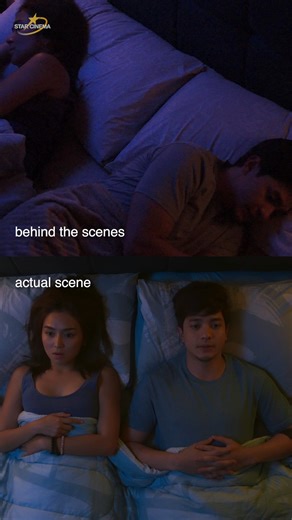490K views · 7.1K reactions | Actual Scene vs. BTS: Ethan and Joy lying down together | ‘Hello, Love, Again’ Kathryn Bernardo jokes around before filming a tense scene with Alden Richards for “Hello, Love, Again”. | ABS-CBN Film Productions Inc. (Star Cinema) | Facebook