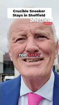 Barry Hearn: "This Place Changed My Life." Why Snooker Had to Stay in Sheffield