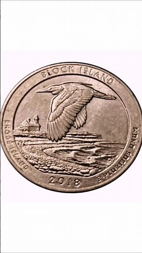 2018 BLOCK ISLAND QUARTER DOLLAR ERROR COIN #coin #shortvideo #coincollector