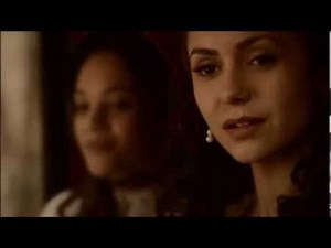 Katherine's flashback. Meeting Stefan first time. VAMPIRE DIARIES 5X11