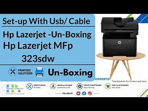 HP Laser MFP 323sdnw Complete Installation & WiFi Setup | Unboxing, Driver Install & Mobile Printing
