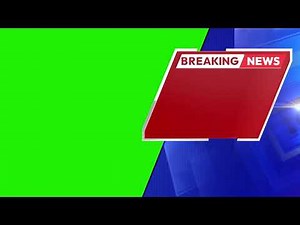 Green Screen Breaking News Animation - WeMTC