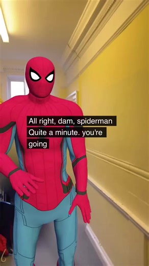 Spiderman Appears at Mount House School Event