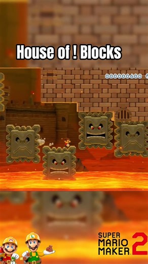 Super mario maker 2 House of ! Blocks #retrogames #supermariomaker2 #nintendo #mario #supermario
