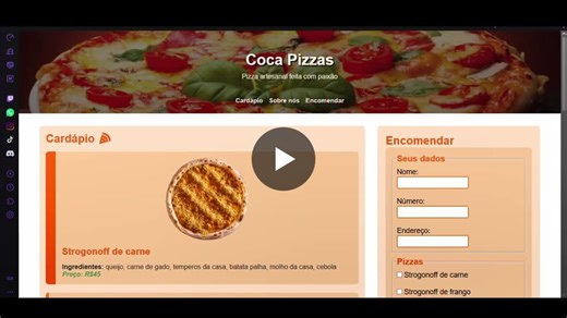 Após finalizar o Curso de HTML5 e CSS3 do Curso em Vídeo, decidi desenvolver um projeto próprio reunindo o máximo de conhecimentos adquiridos ao longo do curso, com o objetivo de consolidar e aplicar… | Cassiano Henrique da Rosa