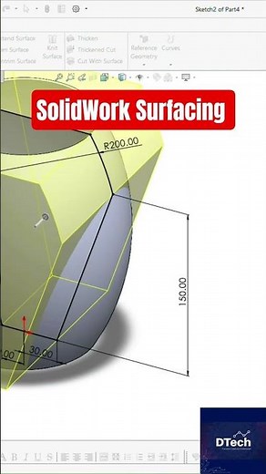 SolidWork Surface Modeling Tutorial For User.#understandingbydesign #cadtips #engineering