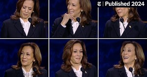 In Debate With Trump, Harris’s Expressions Were a Weapon (Published 2024)