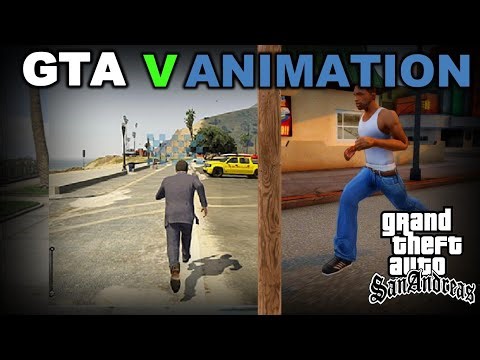 GTA V STLYE ANIMATOION MOD | GTA SAN ANDREAS MOD