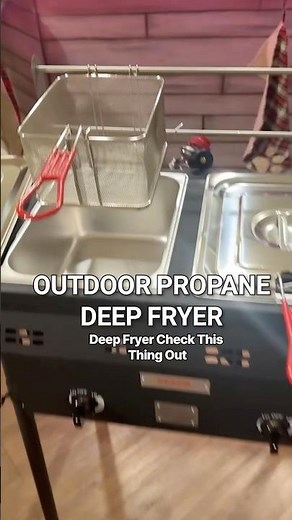 VEVOR Outdoor Propane Deep Fryer | Advanced Dual-Side Tables, Exclusive Fire Control System