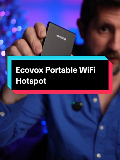 This Ecovox 4G LTE portable Wi-Fi hotspot lets you connect multiple devices anywhere there’s coverage. Compact and easy to use, it’s great for travel, remote work, or backup internet. Uses prepaid data plans so you choose the time and data that fit your needs. #PortableWiFi #4GLTE #MobileHotspot #TravelTech #stayconnected
