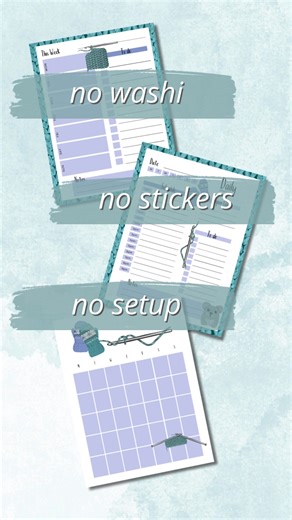 Wooly Winter planner inserts ❄️🧶 Fun layouts. Cozy chaos. Winter planning vibes.
