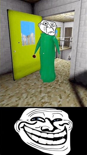 Granny Tricks In Baldi Mod vs Funny Trolling 🤪😮 #trolling #viral #shorts #short