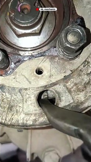 practical way to adjust the handbrake without removing the drum #adjustment #technique #practical
