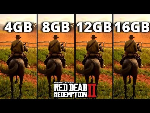 Red Dead Redemption 2 | 4gb vs 8gb vs 12gb vs 16gb | Ram Test | 2021
