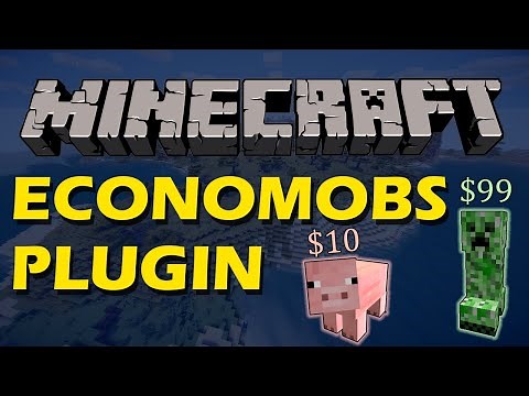 Earn money with mobs in Minecraft with EconoMobs Plugin
