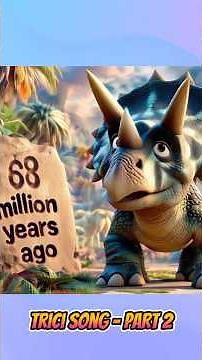 Dino Kids Song English 🦖🎶 | Fun Triceratops Song – Happy Dinosaur Song for Children to Sing Along