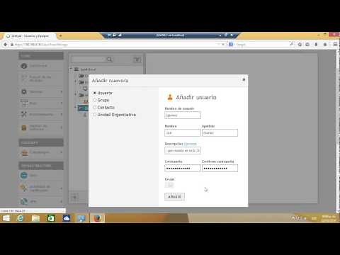Zentyal - Crear usuarios del dominio