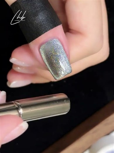 Mesmerizing Luxury Dark Nebula Diamond Nails | Easy Tutorial
