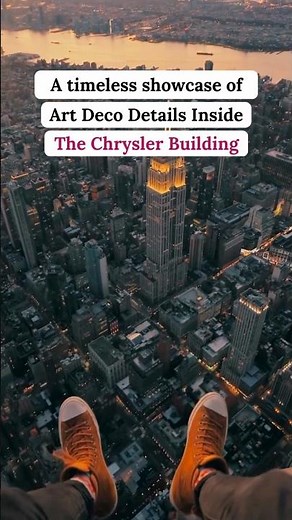 Chrysler Building details that make architects speechless #architecture #iconic