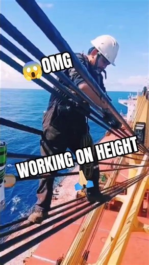 Discover Safe Height Greasing Techniques for Crane #ytshorts #marinelife #shorts #crane #safetyfirst