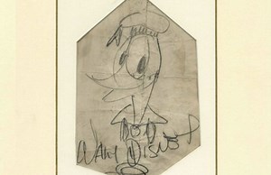Rare Donald Duck Sketch Sold at Auction for Almost $12,000