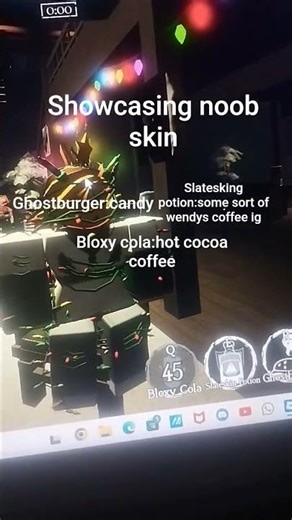 SHOWCASING NOOB SKIN #roblox