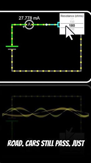 Resistance doesn’t block electricity